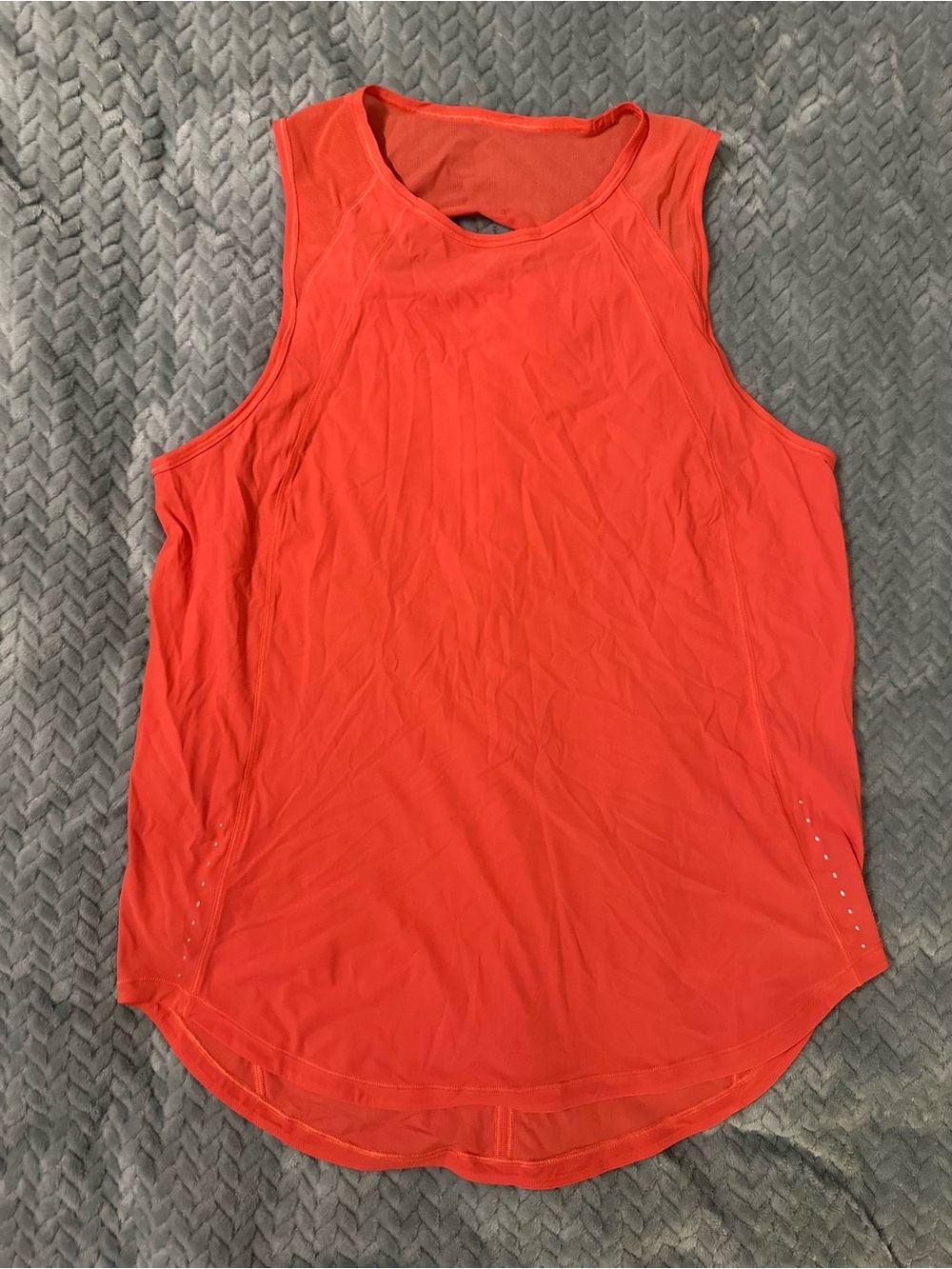 lululemon athletica Coral-Red Sleeveless Performance Tank